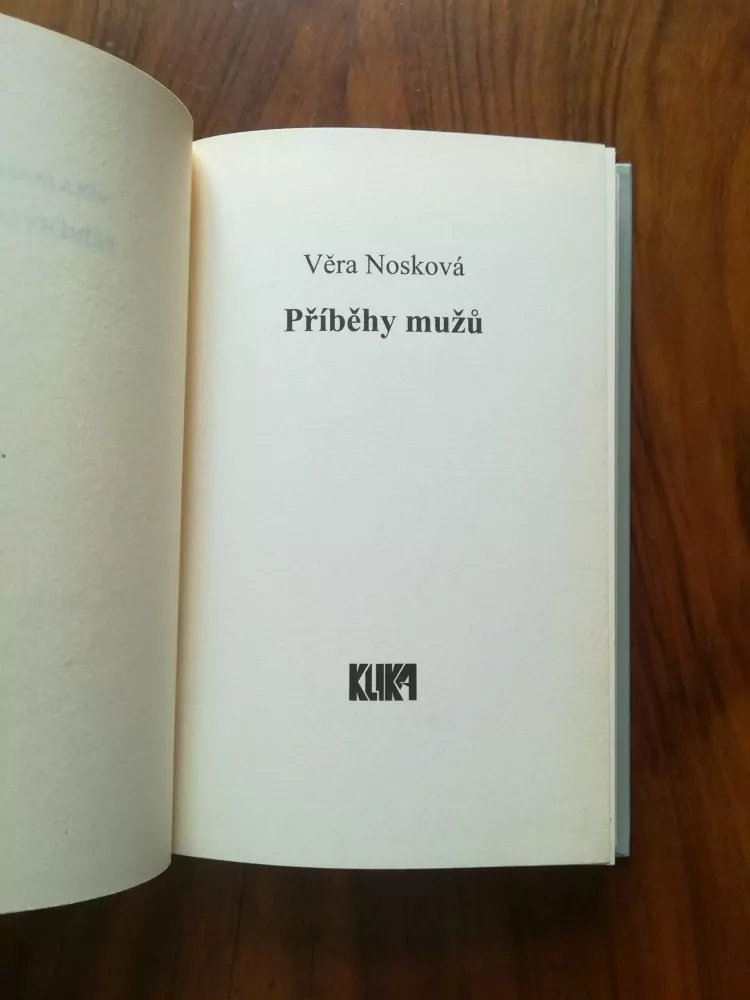 VĚRA NOSKOVÁ - Příběhy mužů