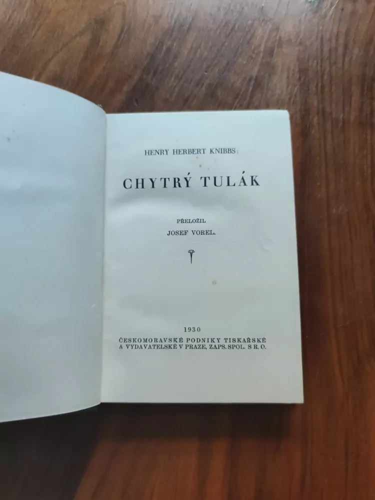 HENRY HERBERT KNIBBS - Chytrý tulák