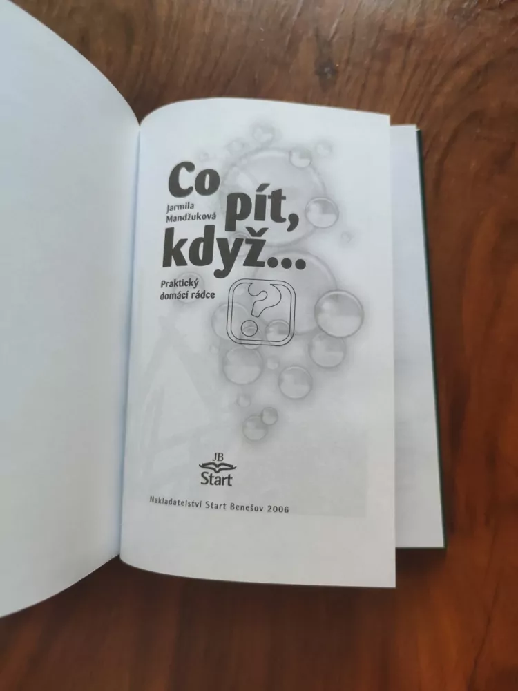 JARMILA MANDŽUKOVÁ - Co pít, když...