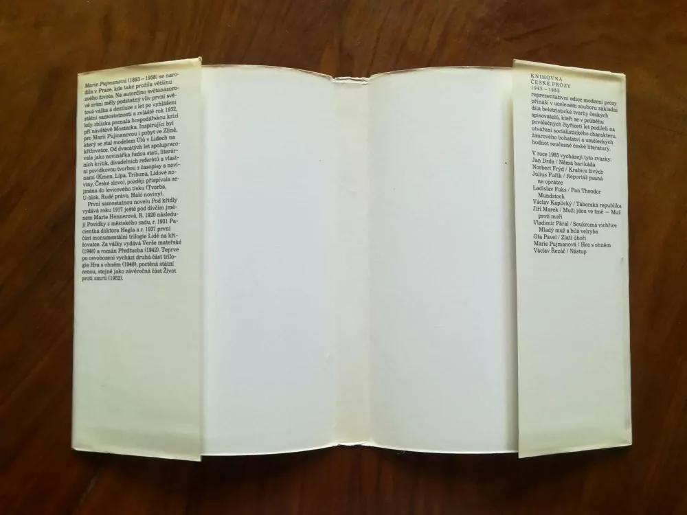 MARIE PUJMANOVÁ - Hra s ohněm