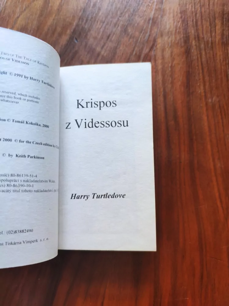 HARRY TURTLEDOVE - Krispos z Videssosu – 2. díl