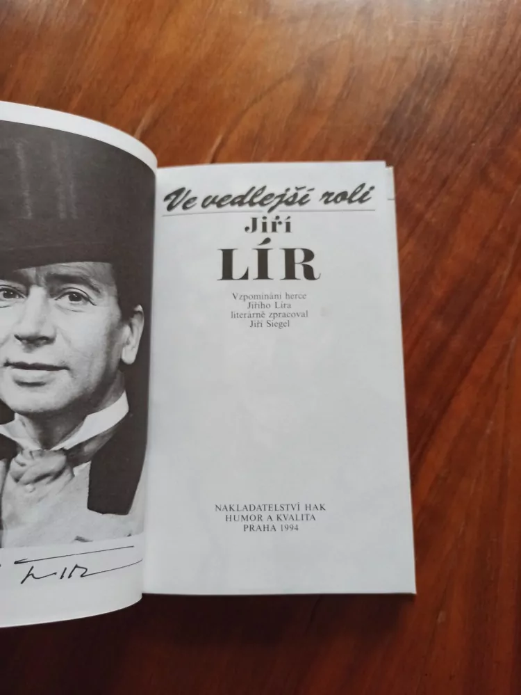 JIŘÍ SIEGEL, JIŘÍ LÍR - Ve vedlejší roli Jiří Lír