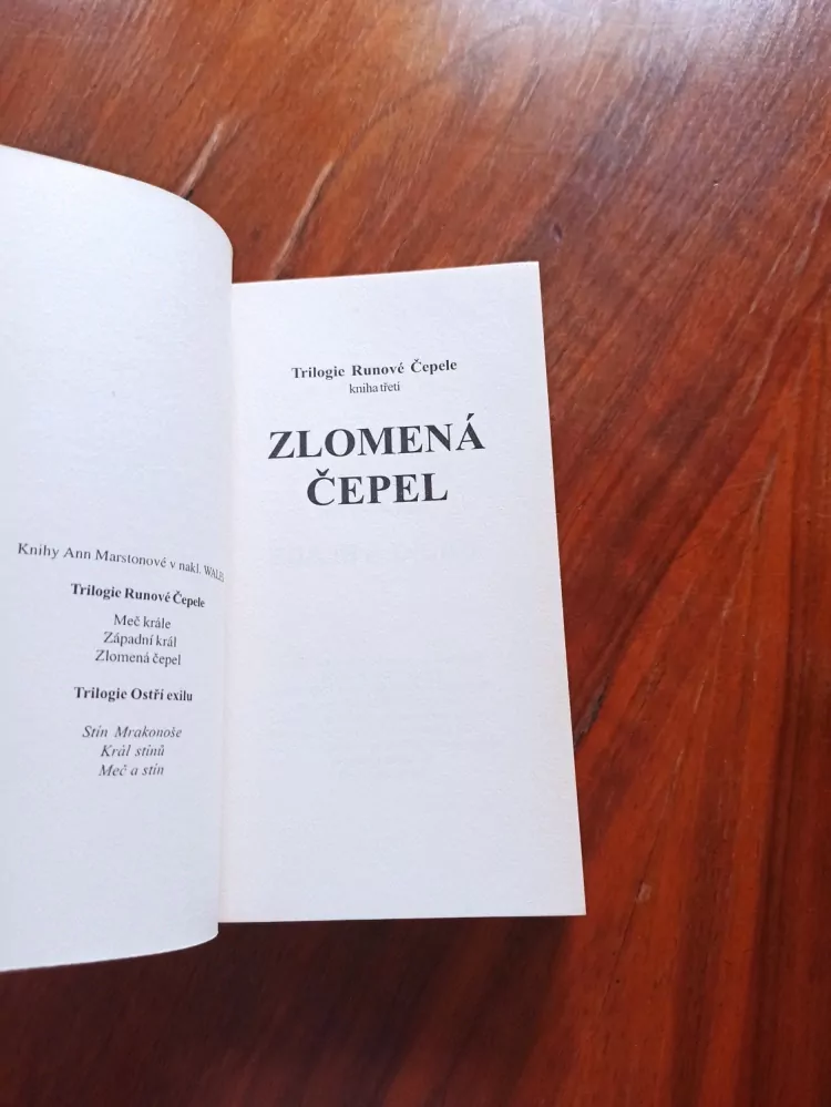 ANN MARSTON - Runové čepele 3. - Zlomená čepel