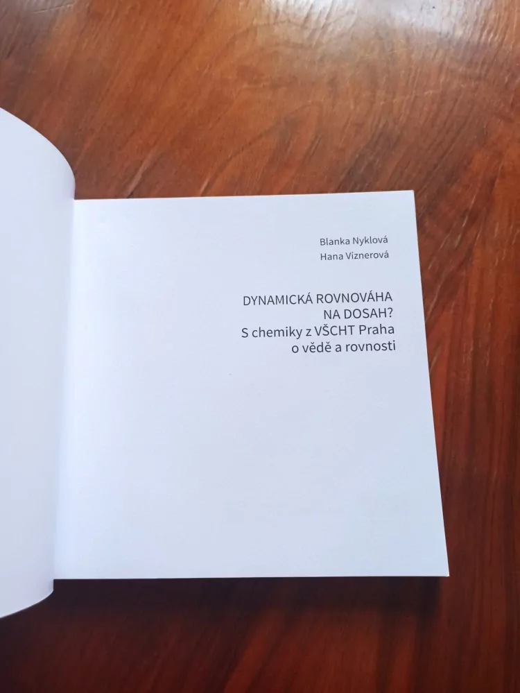 HANA VÍZNEROVÁ, BLANKA NYKLOVÁ - Dynamická rovnováha na dosah?