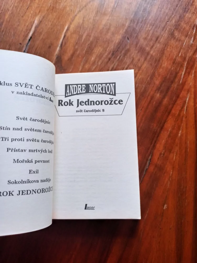 ANDRE NORTON - Rok Jednorožce - Svět čarodějnic 8.