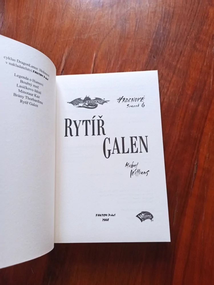 MICHAEL WILLIAMS - Hrdinové 6. - Rytíř Galen