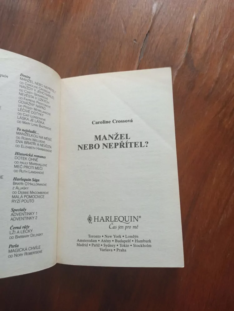 CAROLINE CROSS - Manžel nebo nepřítel?