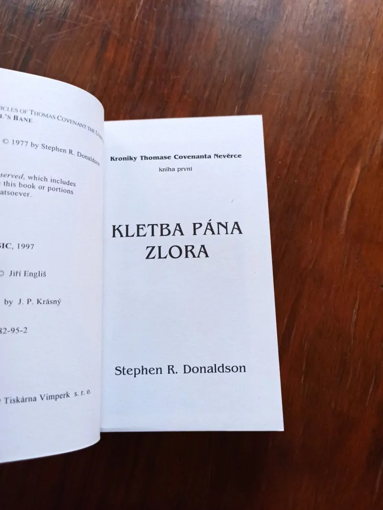 STEPHEN R. DONALDSON - Kroniky Thomase Covenanta 1. - Kletba Pána Zlora