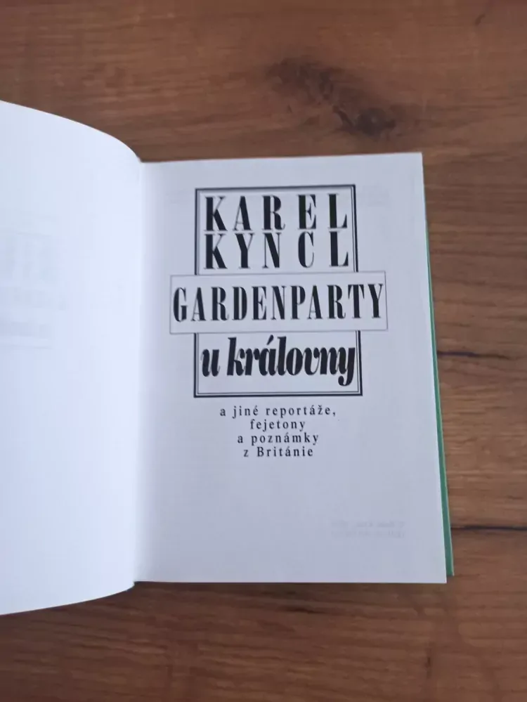 KAREL KYNCL - Gardenparty u královny