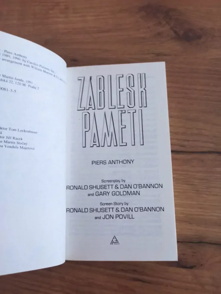 PIERS ANTHONY - Záblesk paměti