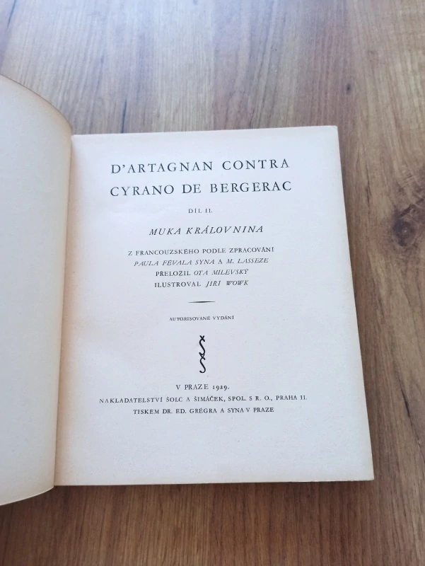 PAUL FÉVAL - D'Artagnan contra Cyrano de Bergerac II. - Muka královnina