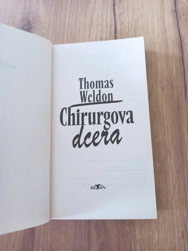 THOMAS WELDON - Chirurgova dcera