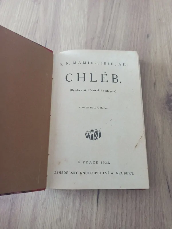 D. N. MAMIN SIBPIRJAK - Chléb