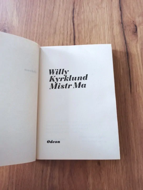 WILLY KYRKLUND - Mistr Ma
