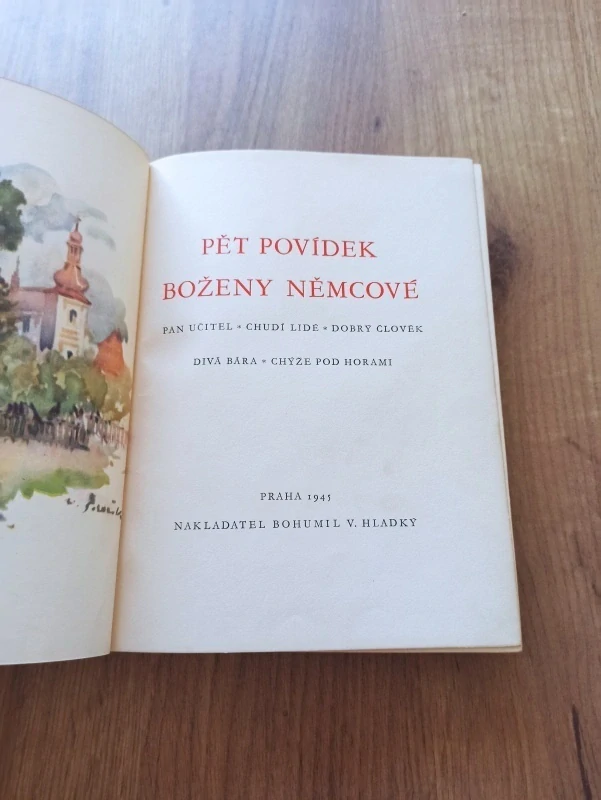BOŽENA NĚMCOVÁ - Pět povídek Boženy Němcové