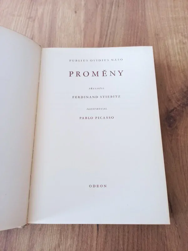 PUBLIUS OVIDIUS NASO - Proměny