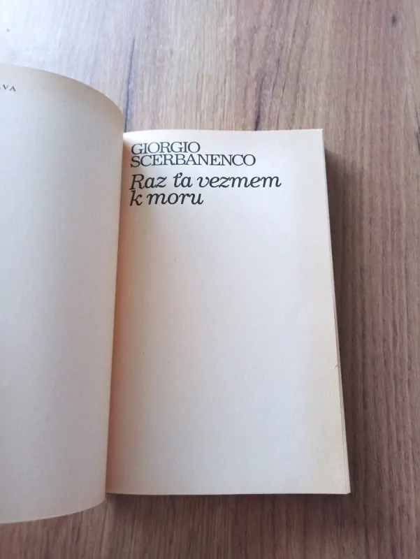 GIORGIO SCERBANENCO - Raz ťa vezmem k moru
