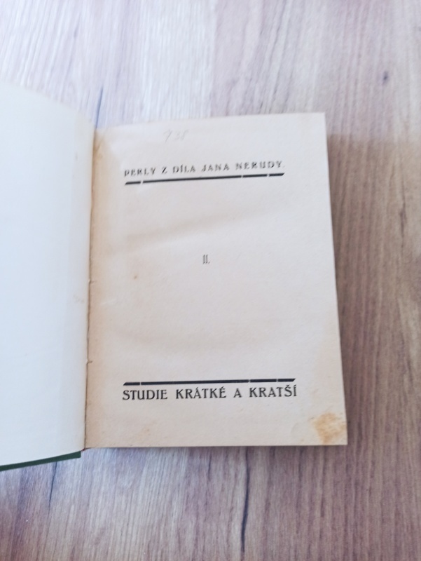 JAN NERUDA - Studie krátké a kratší