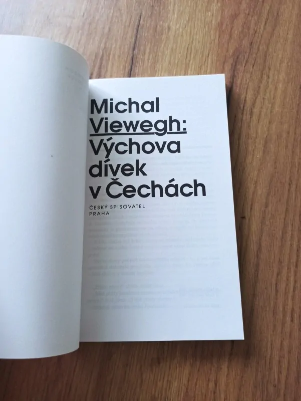 MICHAL VIEWEGH - Výchova dívek v Čechách