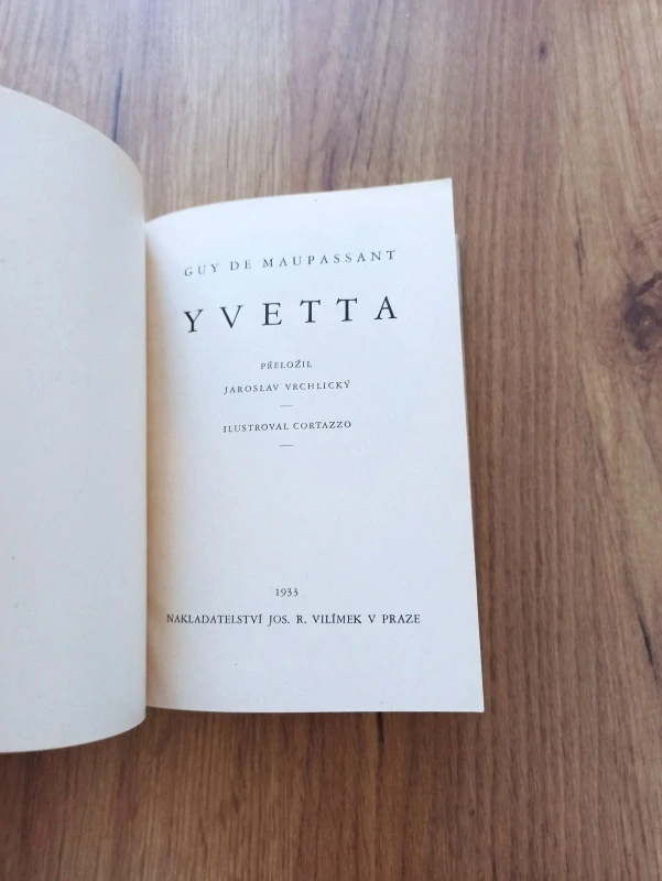 GUY DE MAUPASSANT - Yvetta