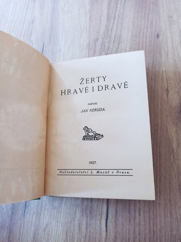 JAN NERUDA - Žerty hravé i dravé