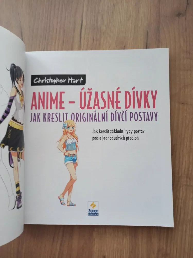 CHRISTOPHER HART - Anime - Úžasné dívky: Jak kreslit originální dívčí postavy