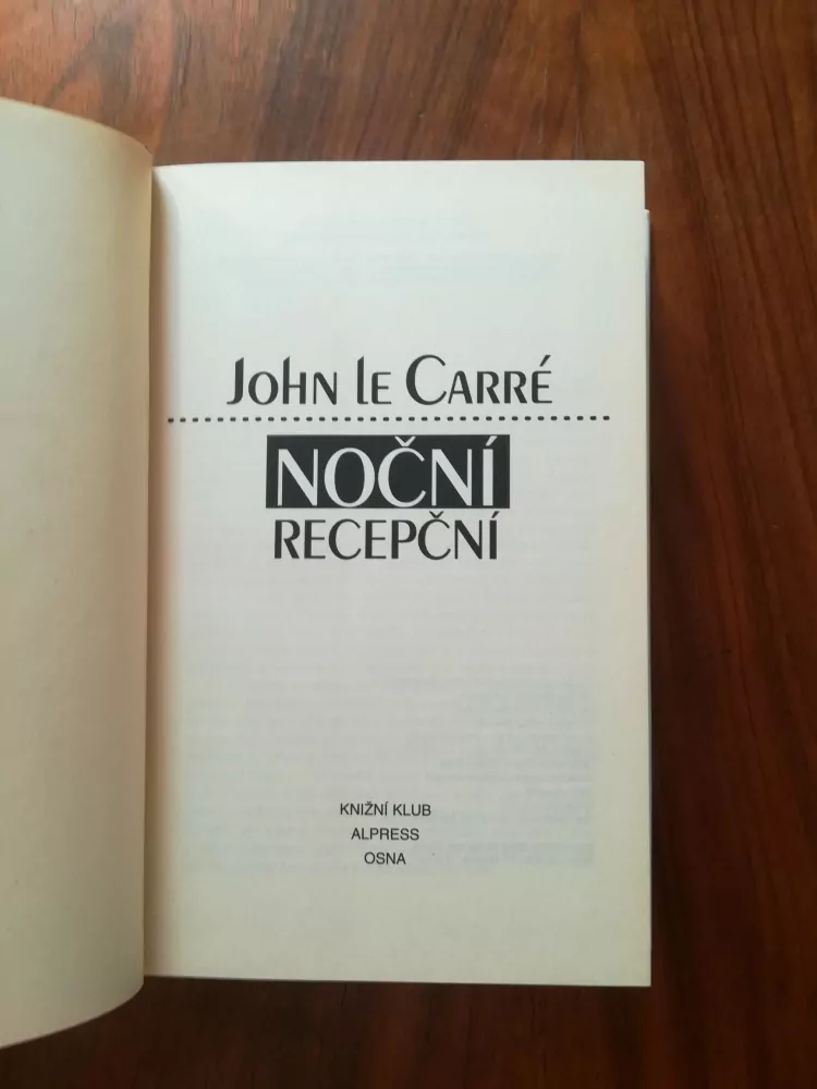 JOHN LE CARRÉ - Noční recepční