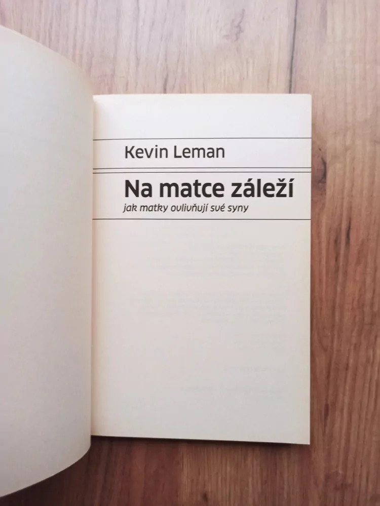 KEVIN LEMAN - Na matce záleží