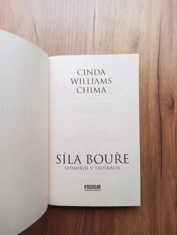 CINDA WILLIAMS CHIMA - Síla bouře - Sedmiříší v troskách 3.