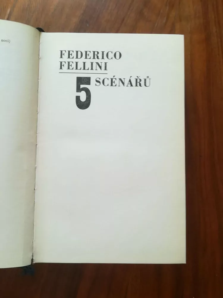 FEDERICO FELLINI - 5 scénářů