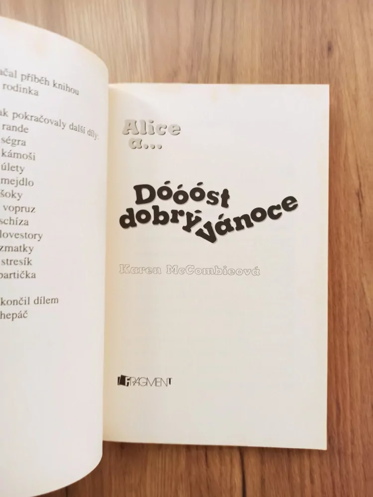 KAREN McCOMBIE - Alice a... Dóóóst dobrý Vánoce, díl 15.