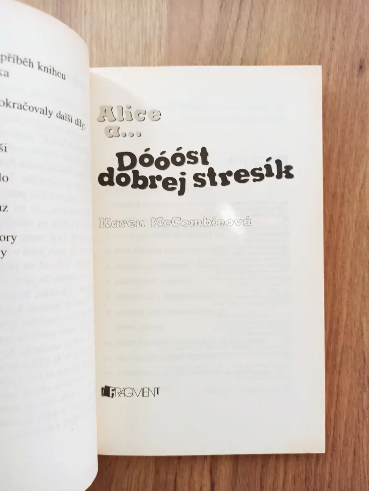 KAREN McCOMBIE - Alice a... Dóóóst dobrej stresík, díl 12.