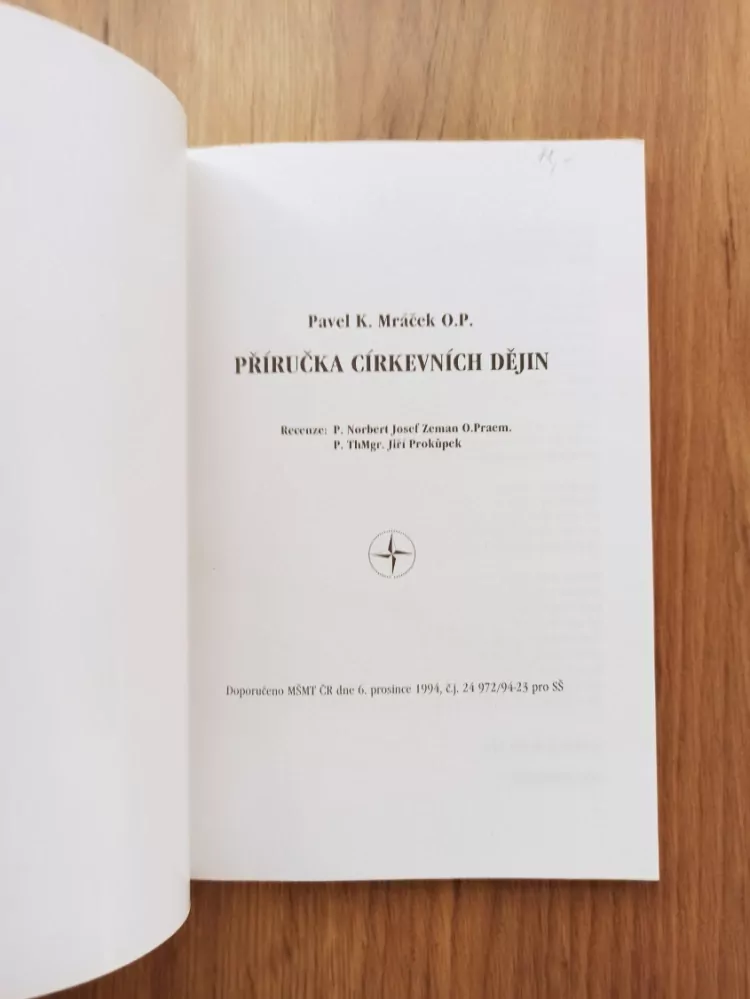 PAVEL KAREL MRÁČEK - Příručka církevních dějin