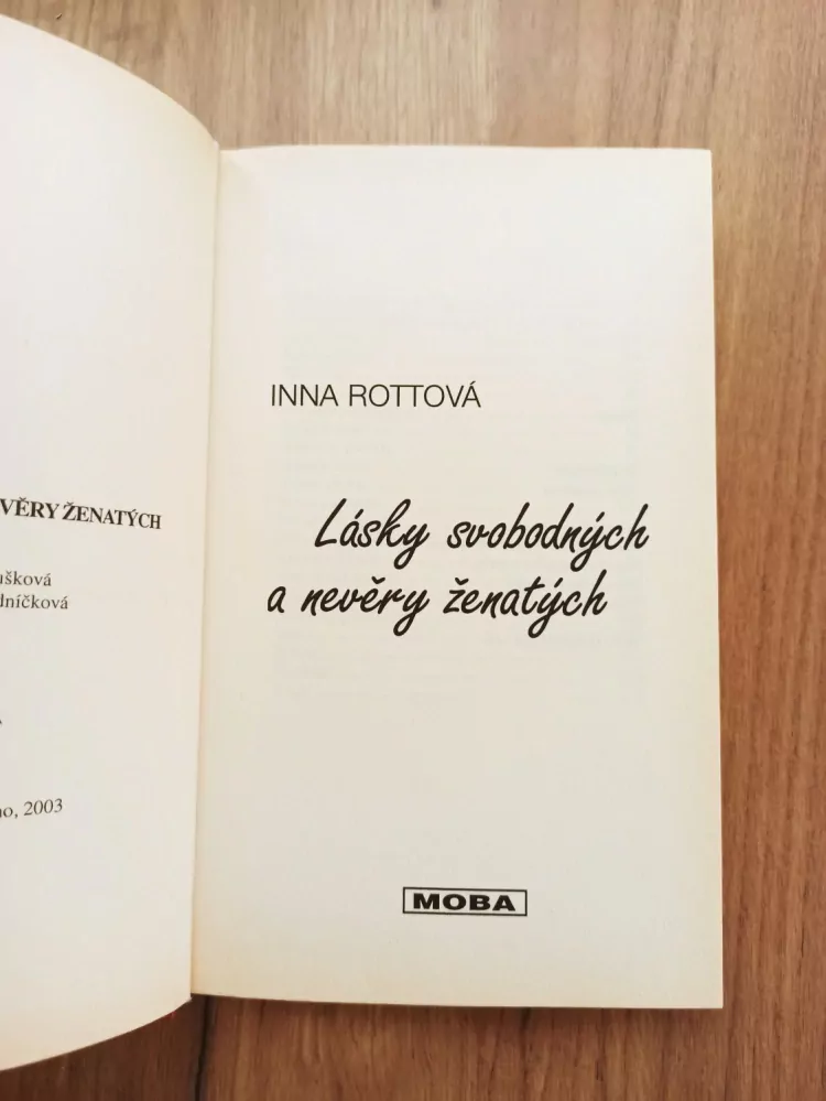 INNA ROTTOVÁ - Lásky svobodných a nevěry ženatých