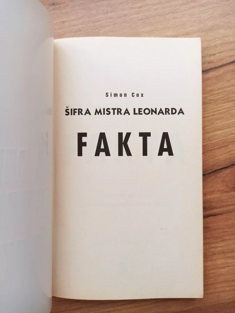 SIMON COX - Šifra mistra Leonarda: fakta