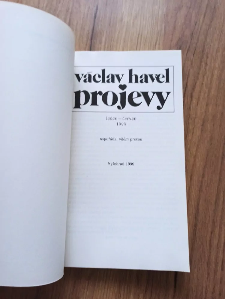 VÁCLAV HAVEL - Projevy: leden - červen 1990