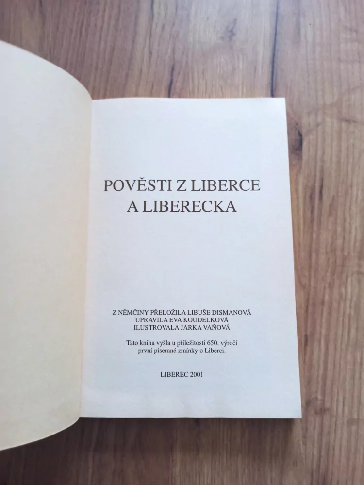 EVA KOUDELKOVÁ - Pověsti z Liberce a Liberecka