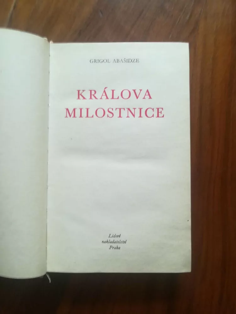 GRIGOL ABAŠIDZE - Králova milostnice