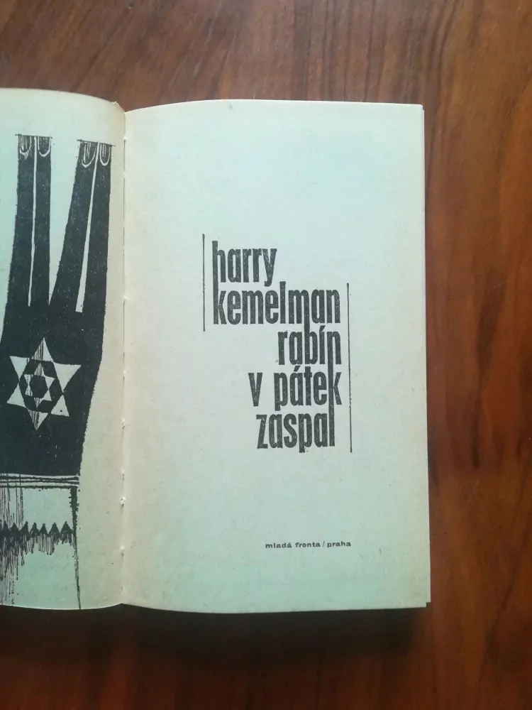 HARRY KEMELMAN - Rabín v pátek zaspal