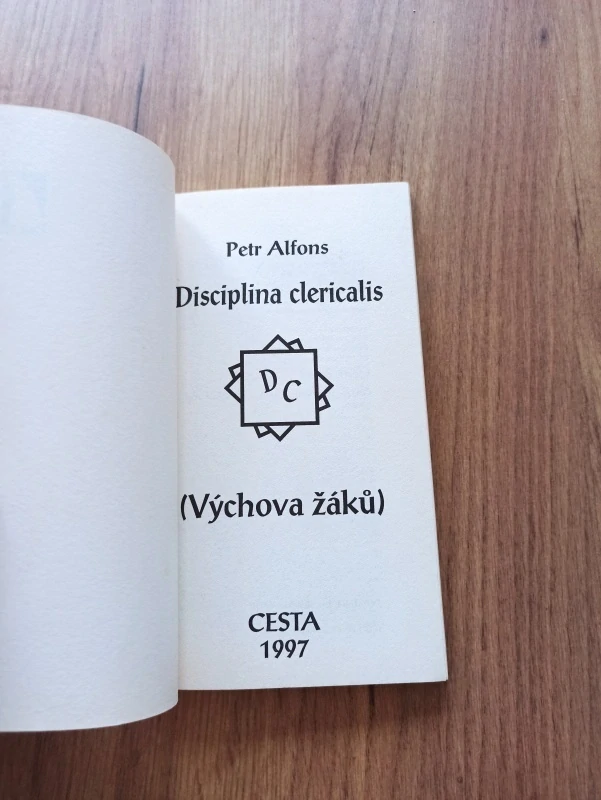 PETR ALFONS - Disciplina Clericalis