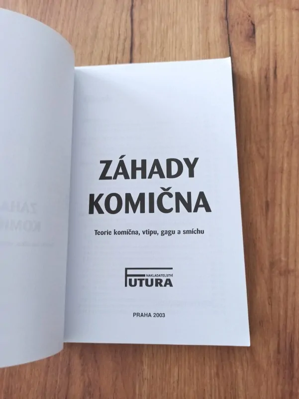 JAN ORLICKÝ - Záhady komična