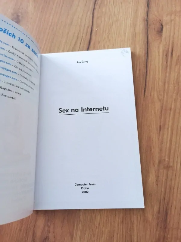 JAN ČERNÝ - Sex na internetu