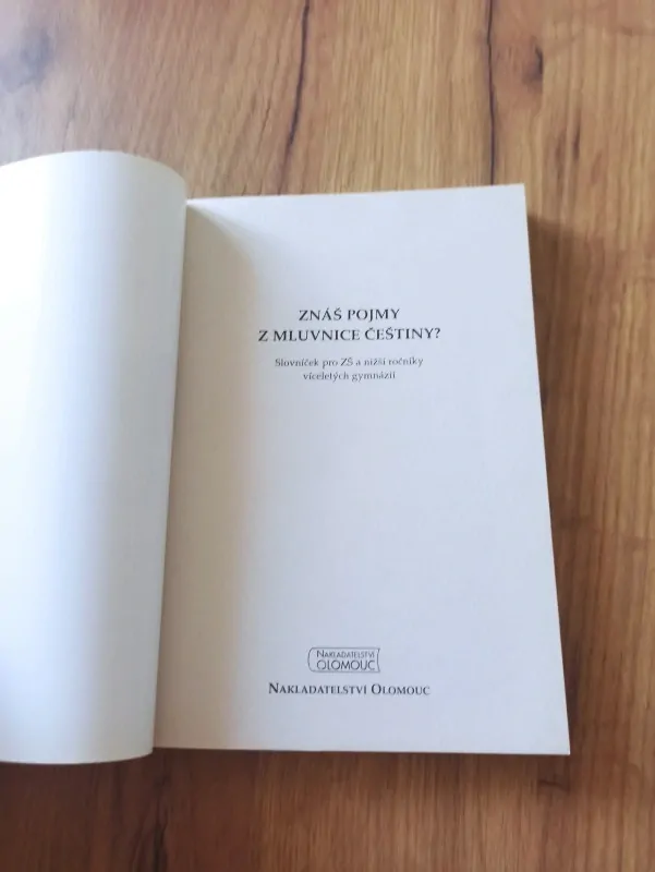 JANA PAVLOVSKÁ - Znáš pojmy z mluvnice češtiny?