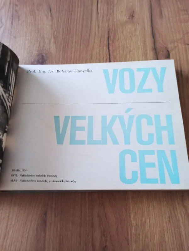 BOLESLAV HANZELKA - Vozy velkých cen