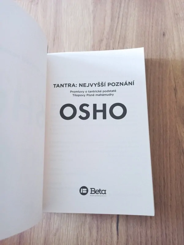 OSHO - Tantra: Nejvyšší poznání