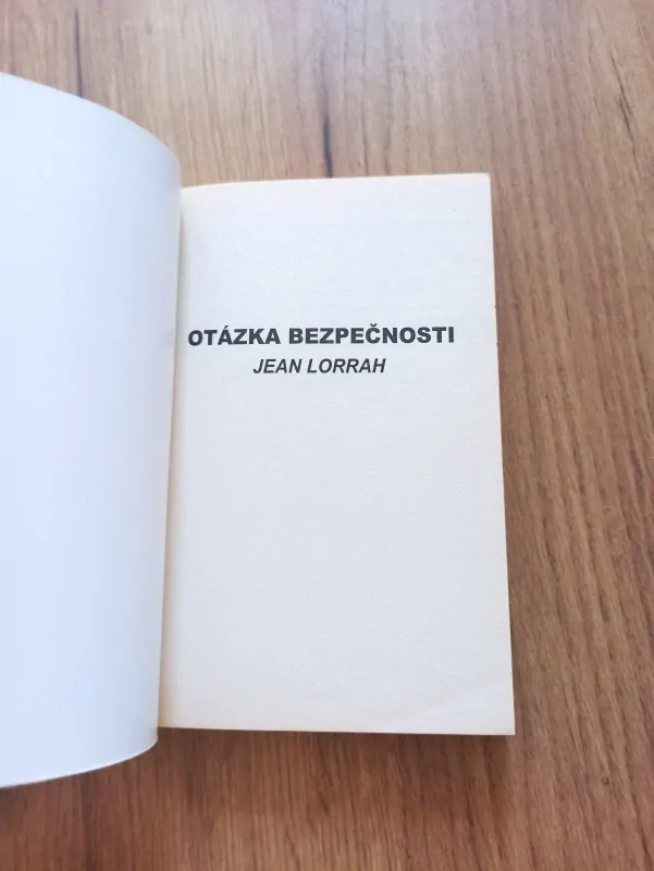 JEAN LORRAH - Star Trek: Nová generace 4 díl - Otázka bezpečnosti