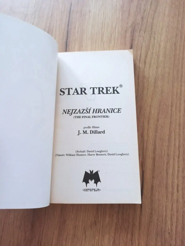 J. M. DILLARD - Star Trek V - Nejzazší hranice