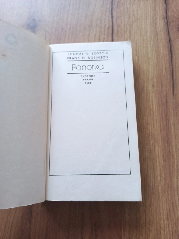 THOMAS N. SCORIA, FRANK M. ROBINSON - Ponorka