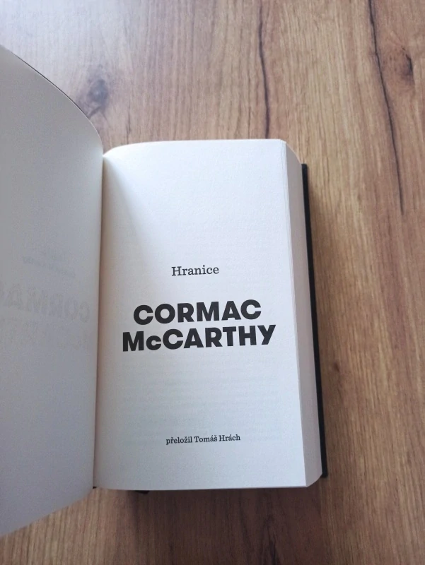 CORMAC McCarthy - Hranice