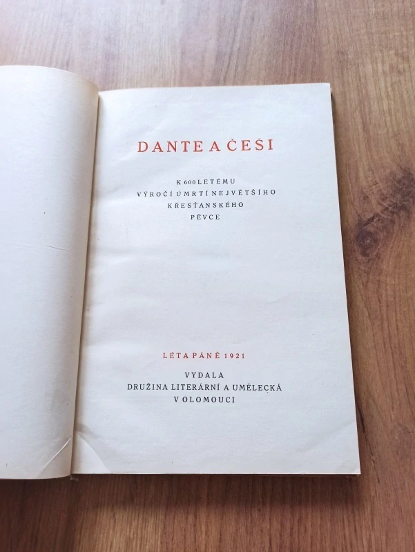 DANTE ALIGHIERI - Dante a Češi